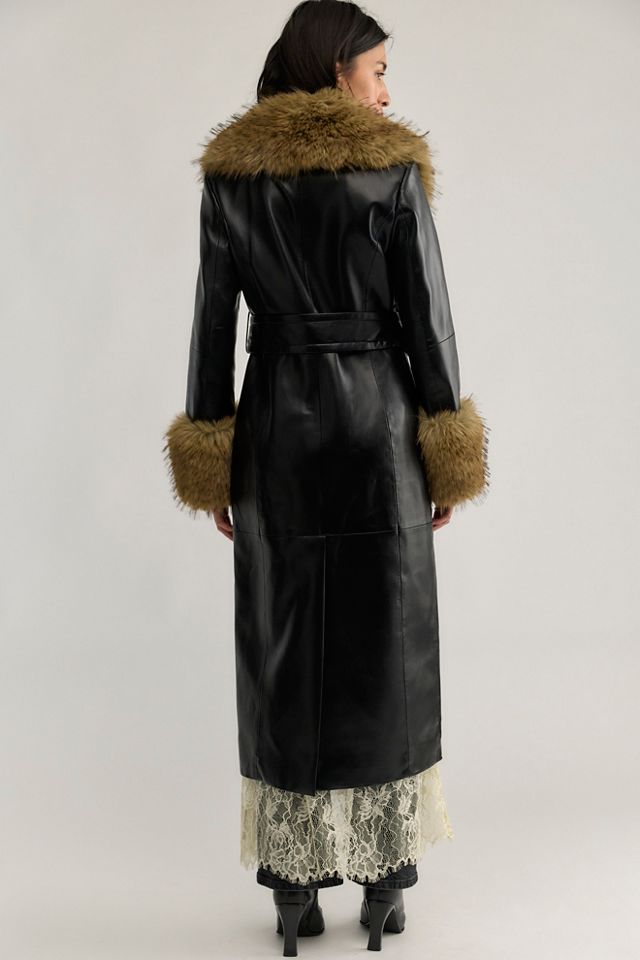 Stand Studio Estella Vegan Leather Coat #1