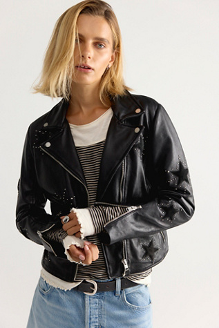 Mauritius Soraya Leather Moto Jacket