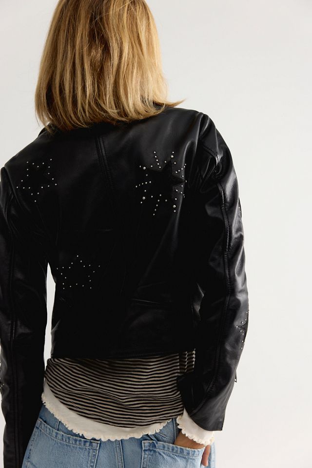 Mauritius Soraya Leather Moto Jacket #1
