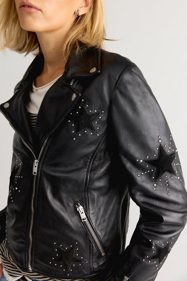 Mauritius Soraya Leather Moto Jacket #3