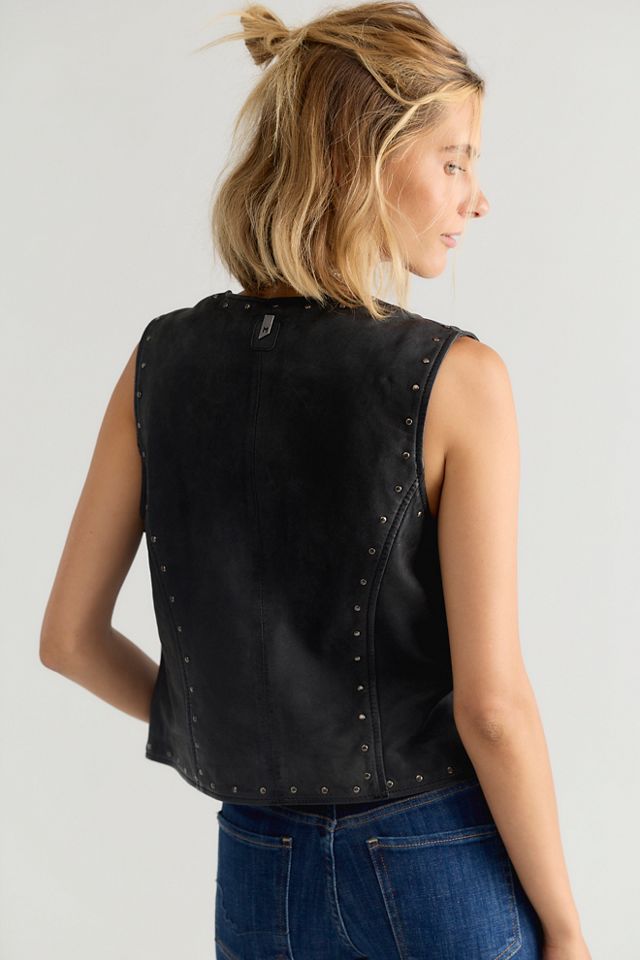 Mauritius Elaria Leather Vest #1