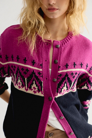 Cardigan Fair Isle Anna Sui