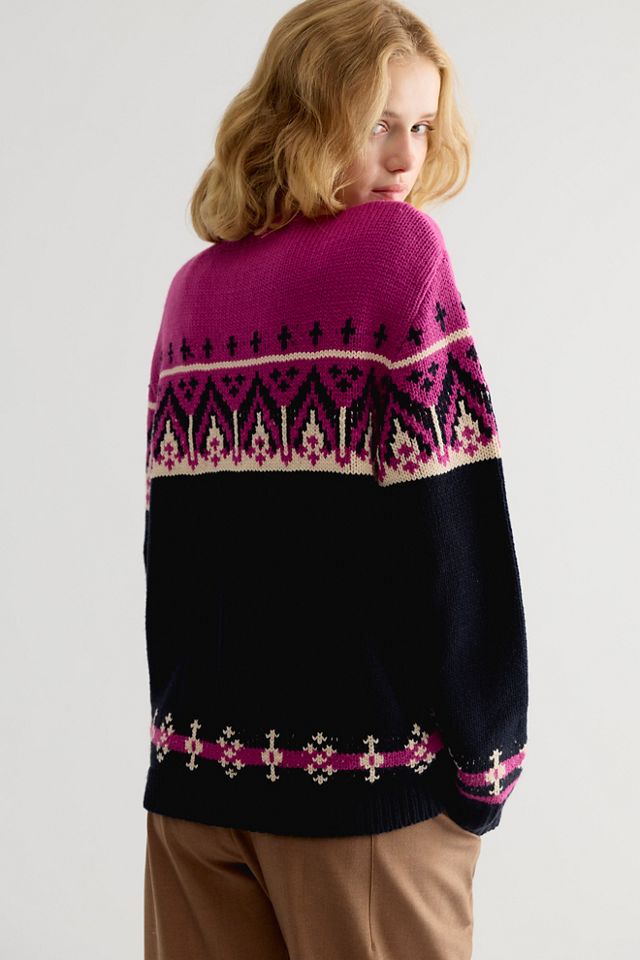 Anna Sui Fair Isle Cardi #1