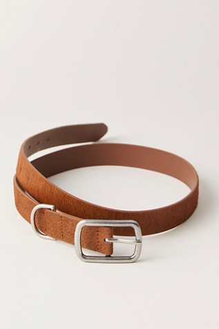 Женский ремень Free People Scout Slim Belt, цвет: Коричневый — фото 2