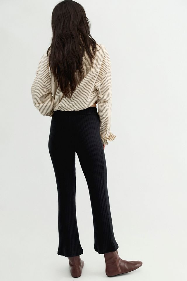 DONNI. The Sweater Rib Kick Flare Pants #1