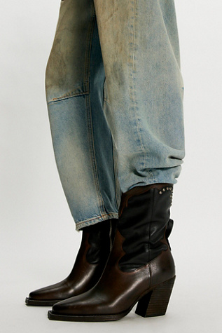We The Free Caden Pointed Toe Boots at Free People in Brown, Size: US 8.5