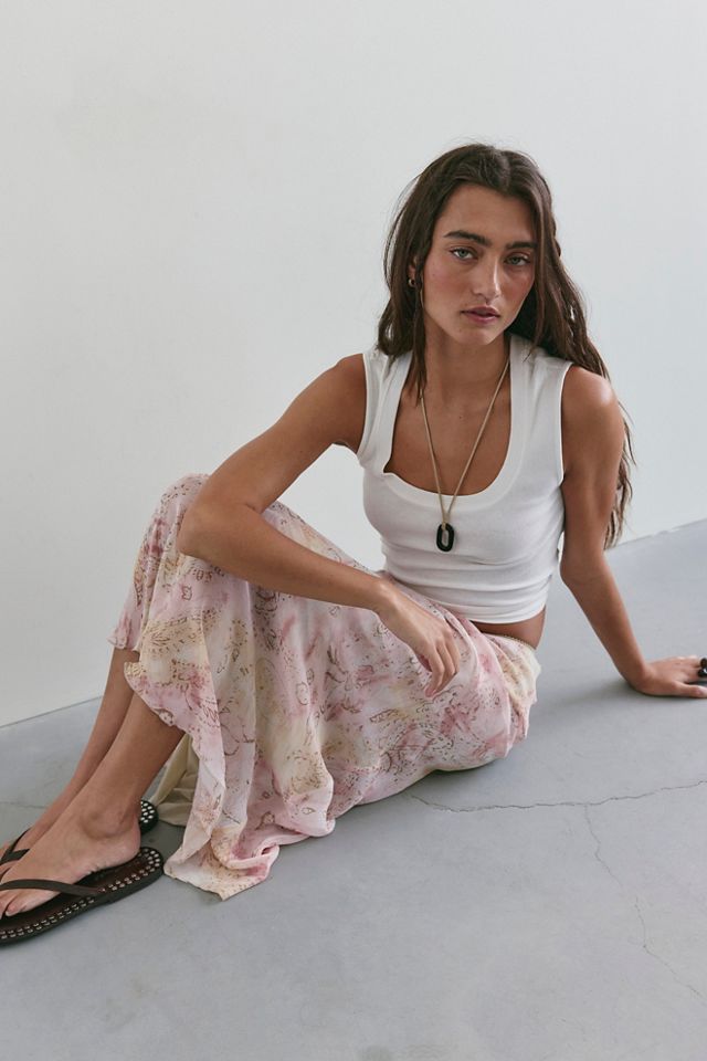 FP One Chloe Printed Maxi Skirt #2