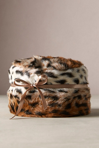 APPARIS Margot Shaved Leopard Pillbox Hat by Free People