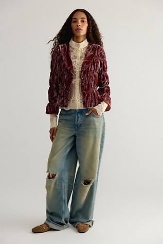 Женская блузка Anna Sui Victorian Blouse, цвет: Розовато-лиловый — фото 3