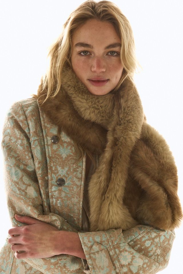 APPARIS Kai Faux Mink Scarf #1