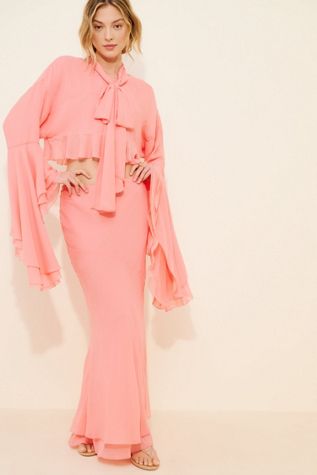 Nuuly x For Love & Lemons Joana Maxi Skirt