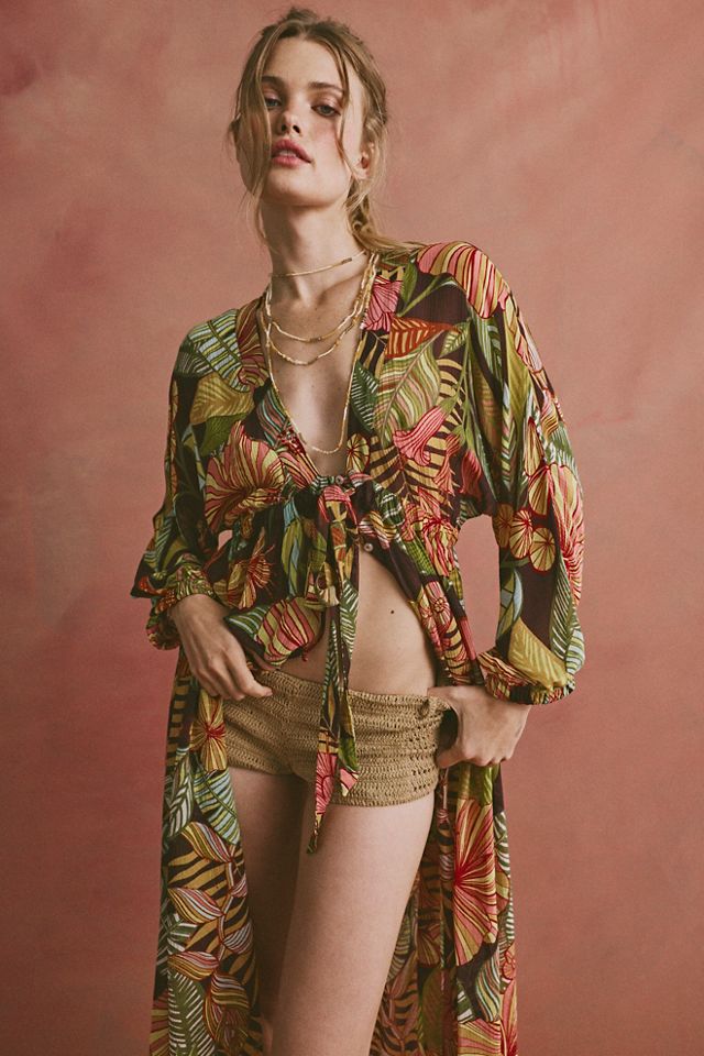 Matthew Williamson x Free People Kantuta Long Sleeve Kaftan #4
