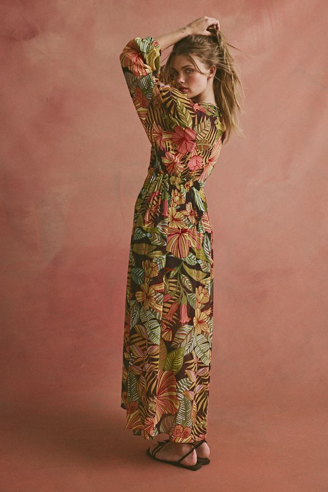 Matthew Williamson x Free People Kantuta Long Sleeve Kaftan #3
