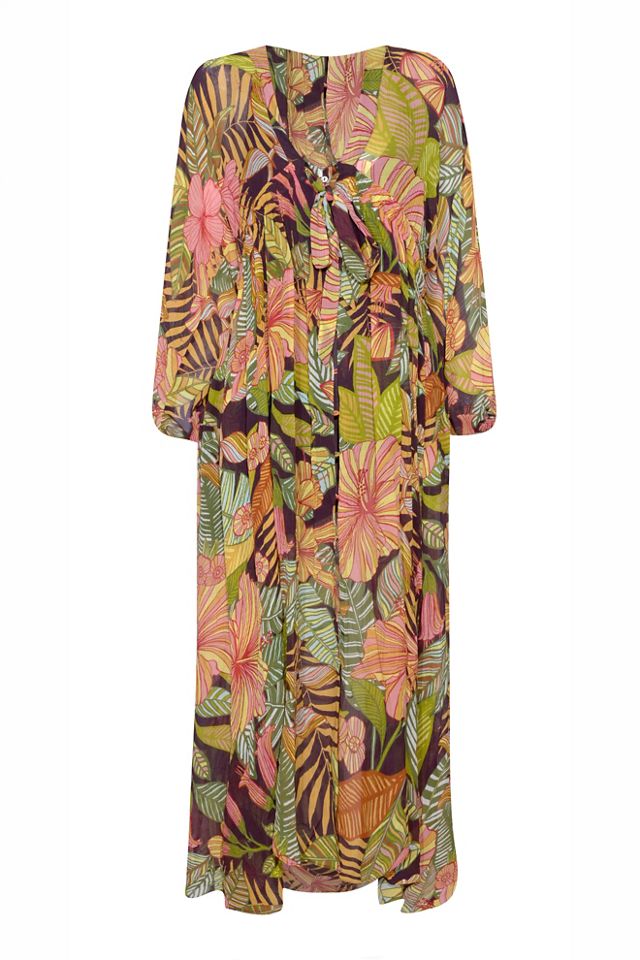 Matthew Williamson x Free People Kantuta Long Sleeve Kaftan #5