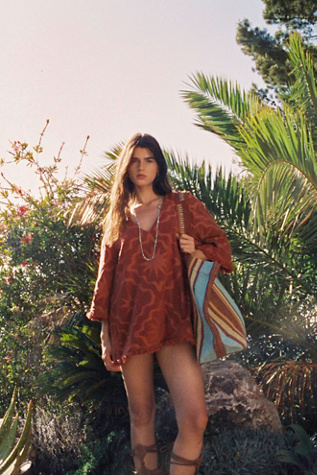 Matthew Williamson x Free People Retro Sunbeam Towel Short Co-Ord at Free People in Backroads Combo, Size: XS