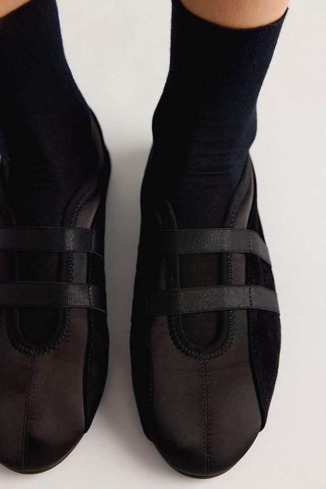 Sporty Suede Slip-On Ballet Flats #1