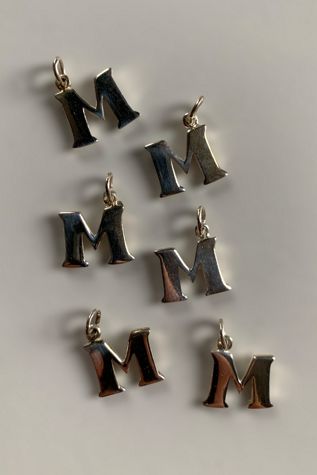 Vintage Sterling Silver Letter M Initial Charm Selected by SharpLilTeeth
