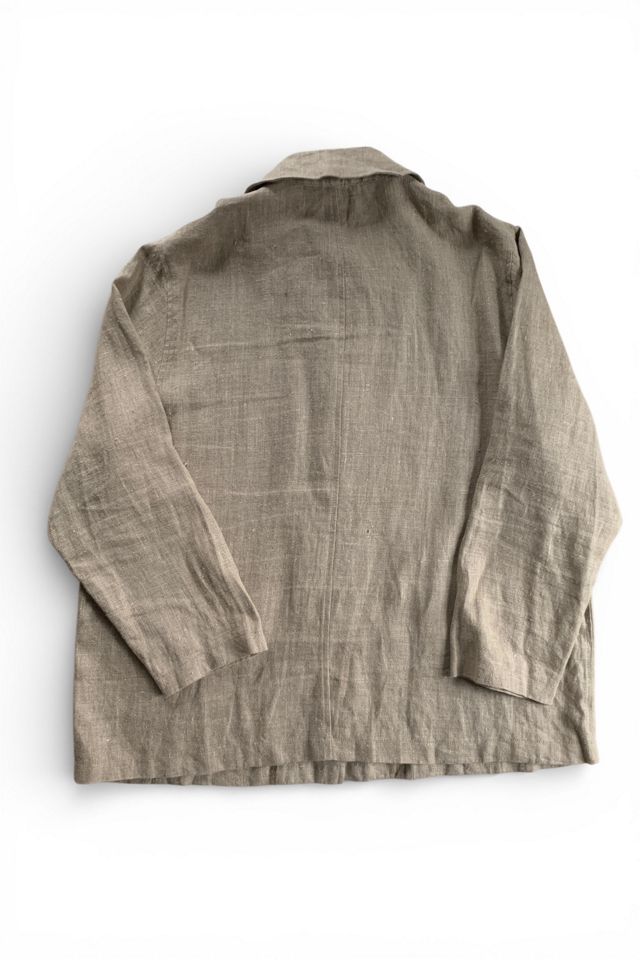 Vintage Textured Linen Button Front Jacket Selected by SharpLilTeeth #1