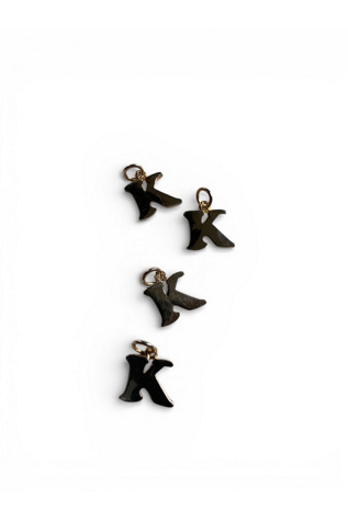 Vintage Sterling Silver Letter K Initial Charm Selected by SharpLilTeeth