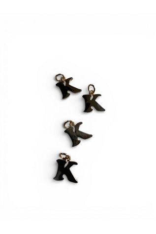 Vintage Sterling Silver Letter K Initial Charm Selected by SharpLilTeeth