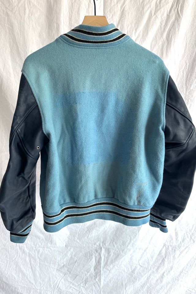 Vintage 1980s Blue Varsity Jacket Selected by Grievous Angel Vintage #3