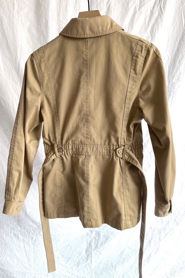 Vintage 1970s Khaki Lightweight Belted Jacket Selected by Grievous Angel Vintage #2