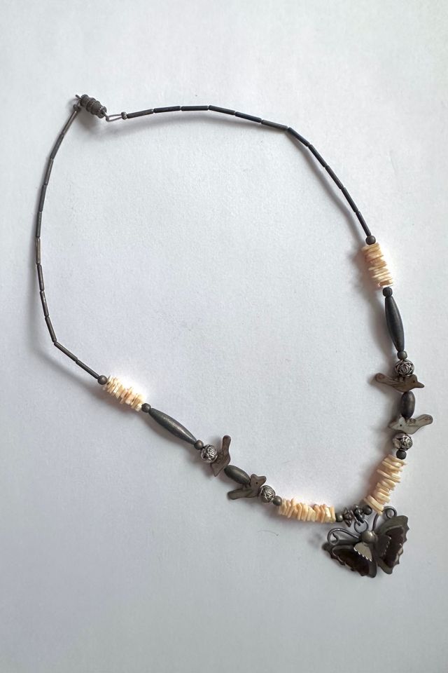 Vintage Sterling Silver Southwest Butterfly Necklace Selected by Grievous Angel Vintage #1