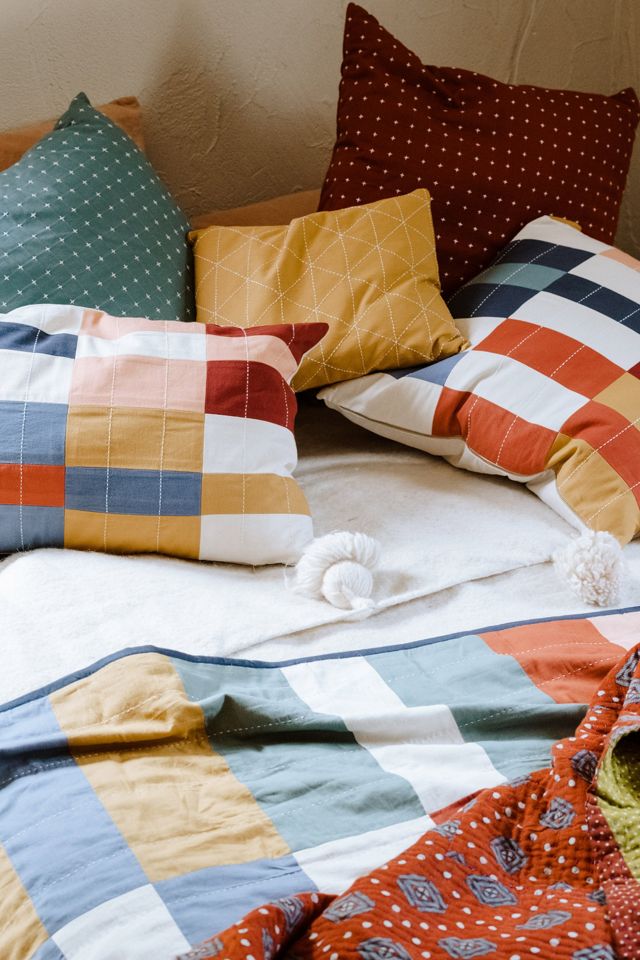 Anchal Multi-Check Pillow #2