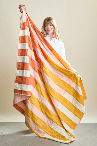 Anchal Offset Patchwork Quilt - Thumbnail 2