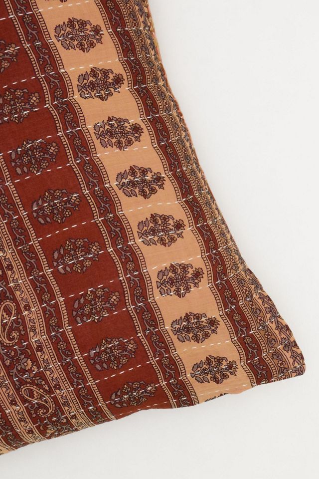 Anchal Kantha Throw Pillow - No. 250211 #2