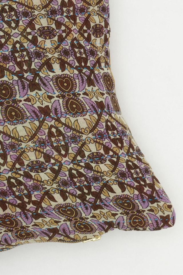 Anchal Kantha Lumbar Pillow - No. 250515 #2