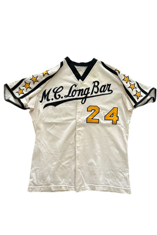 1960's M.C. Long Bar Baseball Jersey Selected By Villains Vintage