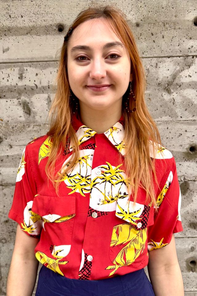 Vintage Printed Hawaiian Shirt Selected by Nomad Vintage #2