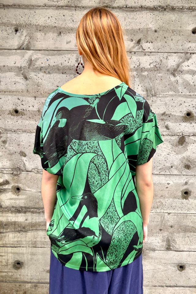 Vintage Jungle Print Blouse Selected by Nomad Vintage #1