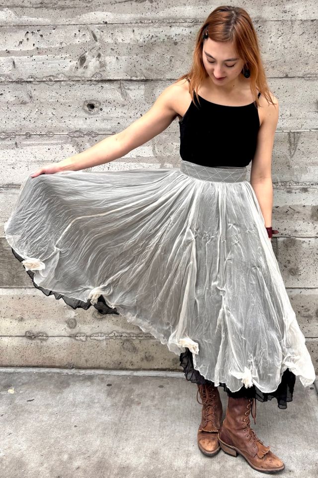 Aughts Double Layer Silk Taffeta Tutu Selected by Nomad Vintage #3