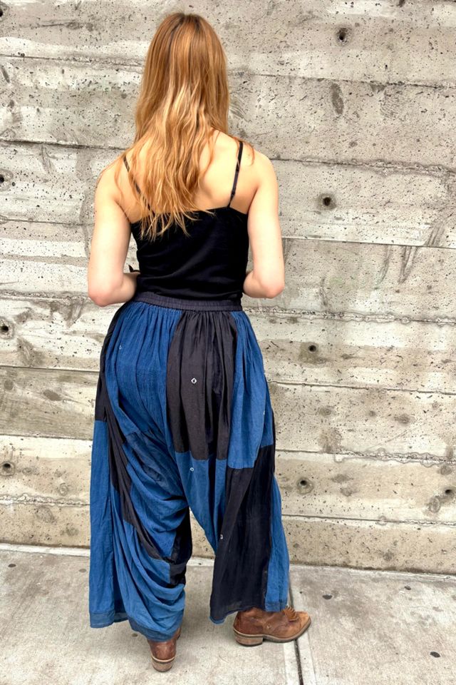 Silk Patchwork Convertible Drop Pants and Jumpsuit Selected by Nomad Vintage #2