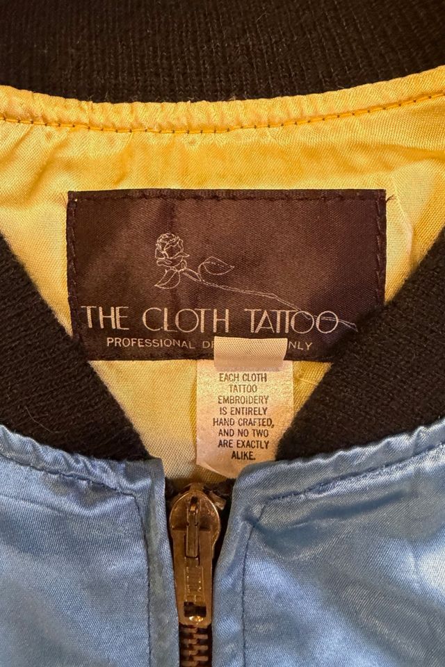 1980s Satin Embroidered Chicago Cleveland Tour Jacket Selected By Ritual Vintage #2