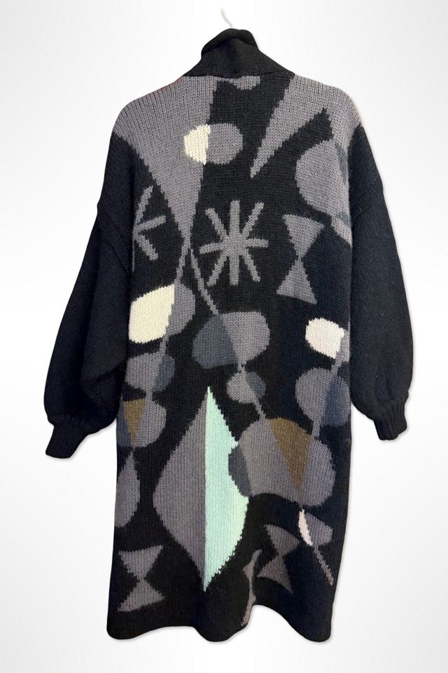 1980s Calder Art Print Sweater Duster Selected By Ritual Vintage #1