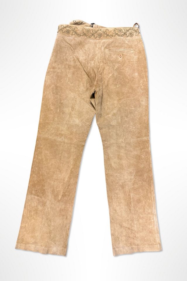 Y2K Rem Garson Low Rise Suede Flares Selected By Ritual Vintage #1