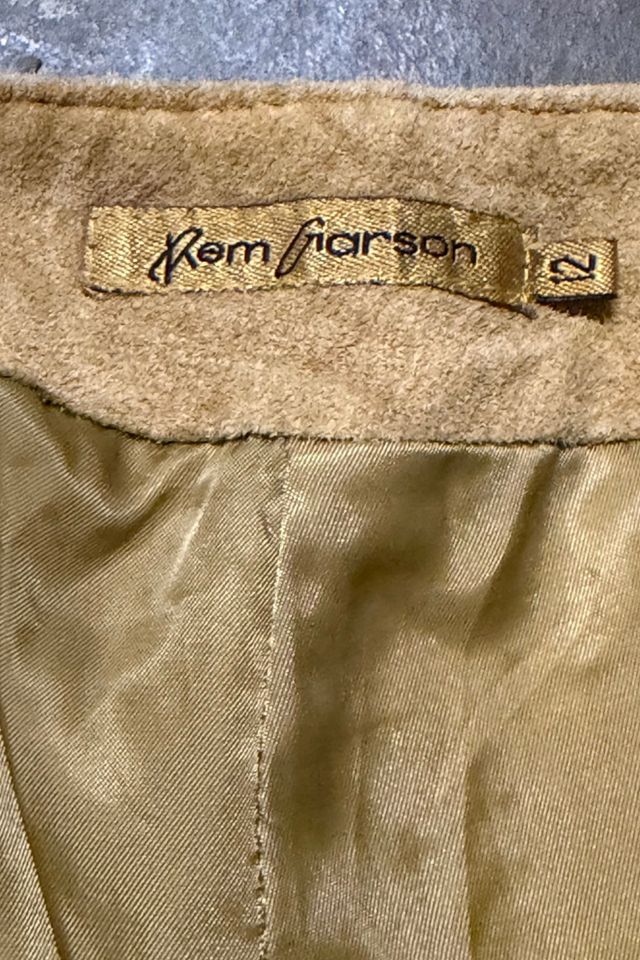 Y2K Rem Garson Low Rise Suede Flares Selected By Ritual Vintage #3