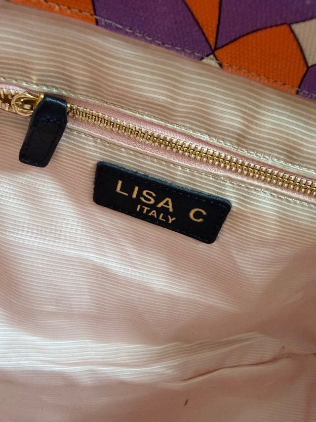 2000s Lisa C Mixed Media Koi Fish Tote Selected By Ritual Vintage #3