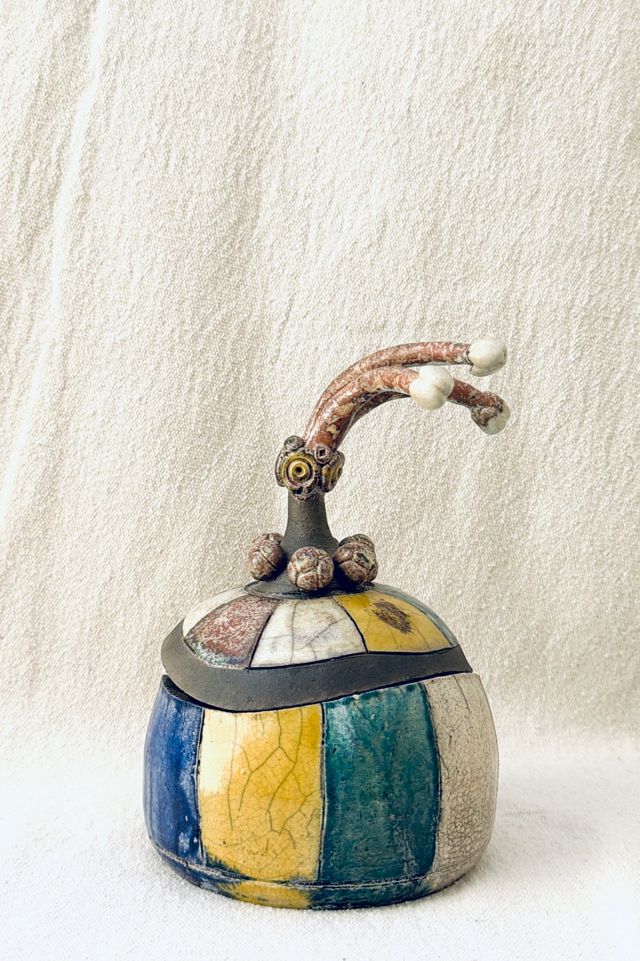 Handmade Ceramic Trinket Lidded Vessel Selected by Bohhaus #1
