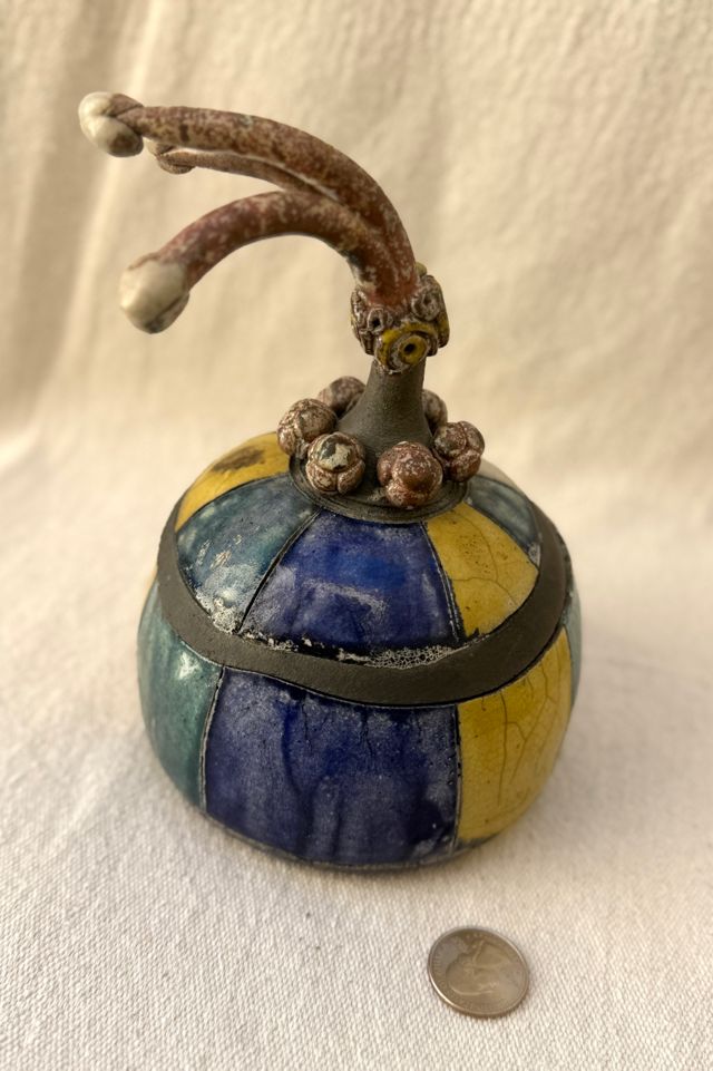 Handmade Ceramic Trinket Lidded Vessel Selected by Bohhaus #2