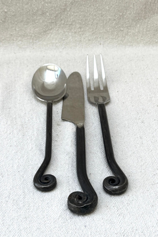 Stainless Swirl Flatware Set Selected by Bohhaus