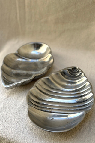 Pewter Shells Trinket Dish Set Selected by Bohhaus