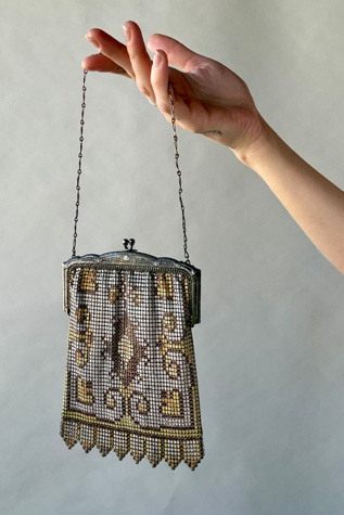 Art Deco Mesh Purse Selected by Wax Plant