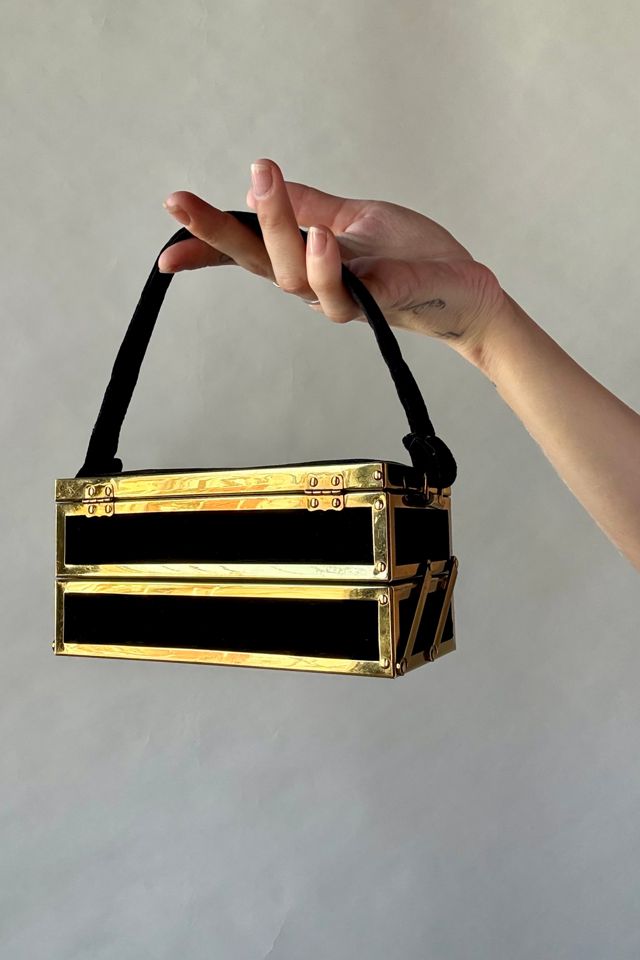 Black Velvet Accordion Style Purse Selected by Wax Plant #1