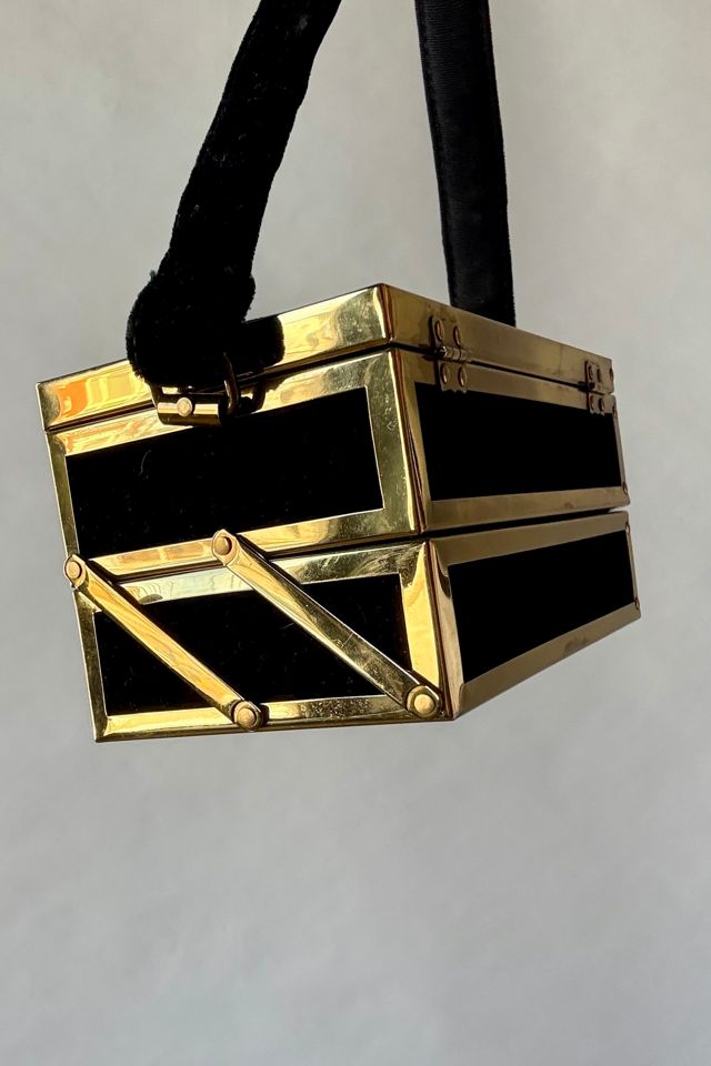 Black Velvet Accordion Style Purse Selected by Wax Plant #2
