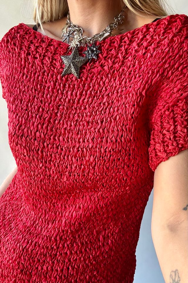 Red Ribbon Blouse Selected by Wax Plant #1