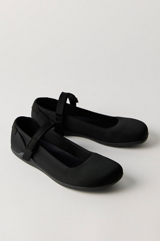 Женские балетки Xero Shoes Xero Cassie Knit Mary Janes, цвет: Чёрный — фото 2